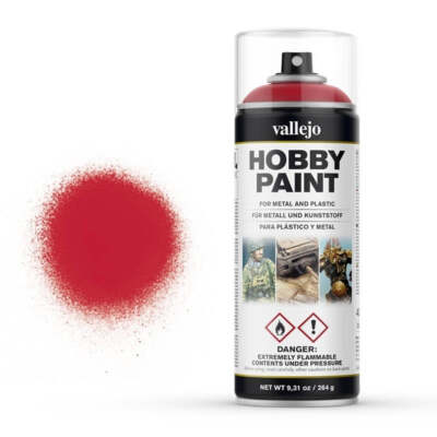 Vallejo Hobby Spray Paint 28023 Bloody Red (400ml
