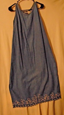 roamans denim dress June + Vie Women's June + Vie Ruffled Denim Dress