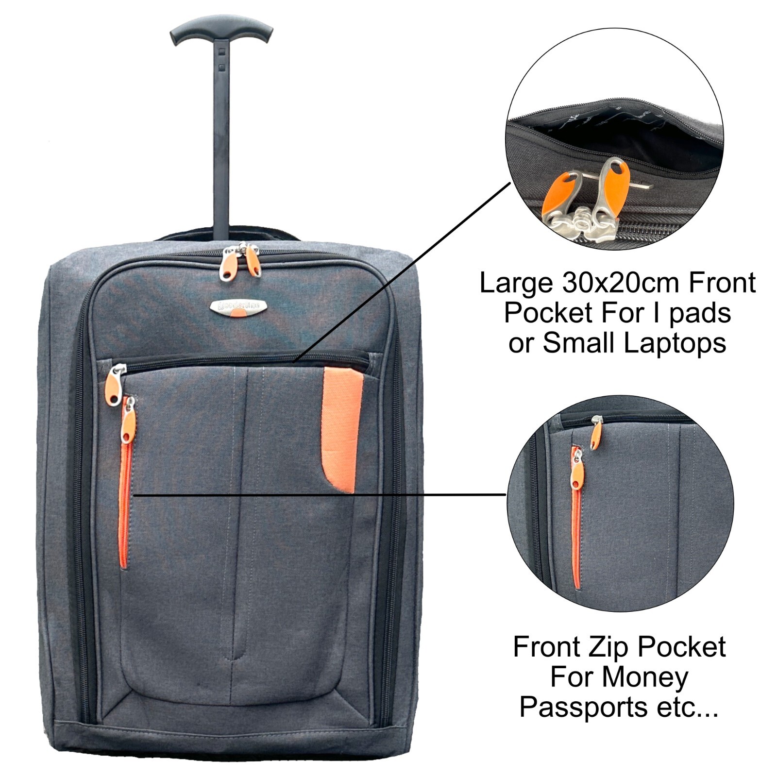 Cabin Suitcase Travel Cabin Bag IT Luggage Holdall Easyjet Carry On