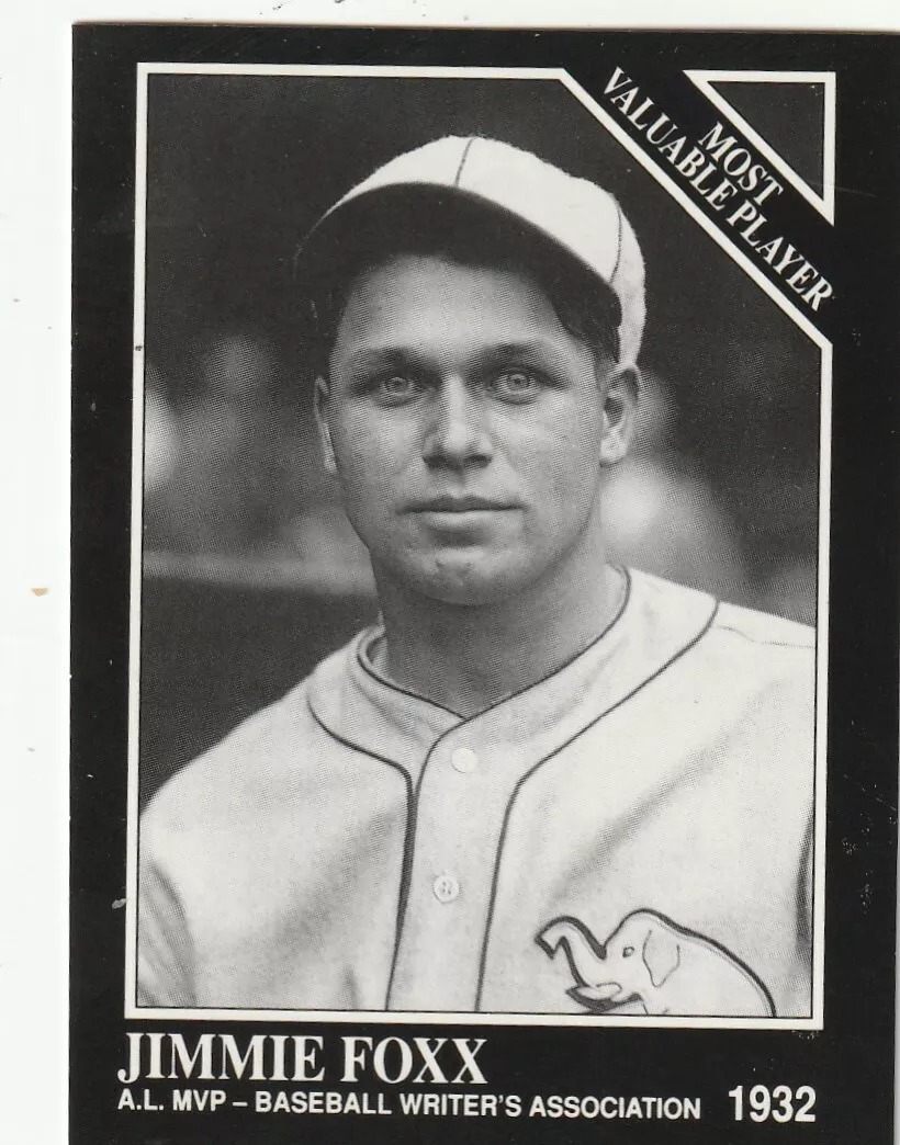 FREE SHIPPING-MINT-1991 The Sporting News Conlon Collection Jimmie Foxx #303