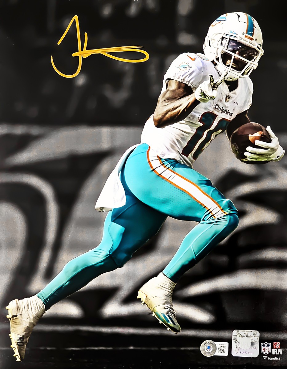 TYREEK HILLタイリーク ヒル直書きサインカードAUTONFL