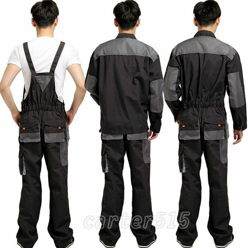 Mens Workwear Coverall Overall Tuff Workwear Garage Uniform Casual Jumpsuit HOT - Picture 3 of 15