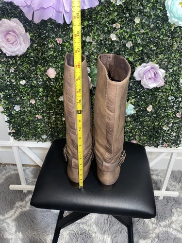 Dolce Vita Brown Faux Leather Textured Vero Cuoio Knee High Riding Boots ~Sz 9.5 - Picture 8 of 13