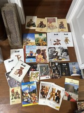 Lot of 25 Steiff plush Collection Catalogs and Booklet Brochures 1987-2015