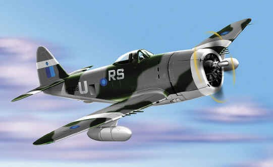 Franklin Mint Armour P-47 Thunderbolt II UK Royal Air Force Burma B11E078 #132FS