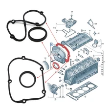 Upper Timing Cover Gasket Seal Fit For Passat CC 2.0T Audi A4 Q3 Q5 Seat Skoda