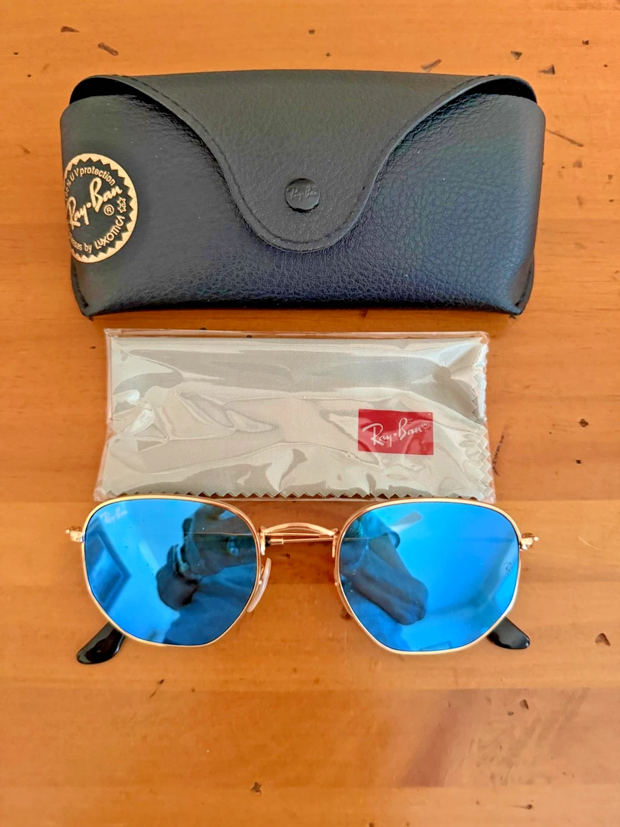 Ray-Ban Clubmaster Blue Blue Sunglasses for Men for sale | eBay