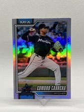 Topps 2026 Series 1 Parallel Edward Cabrera Rainbow Foil Miami Marlins