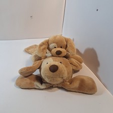Baby Gund Spunky Huggybuddy Tan Puppy Dog Lovey Security Blanket / Spunky Dog Pl