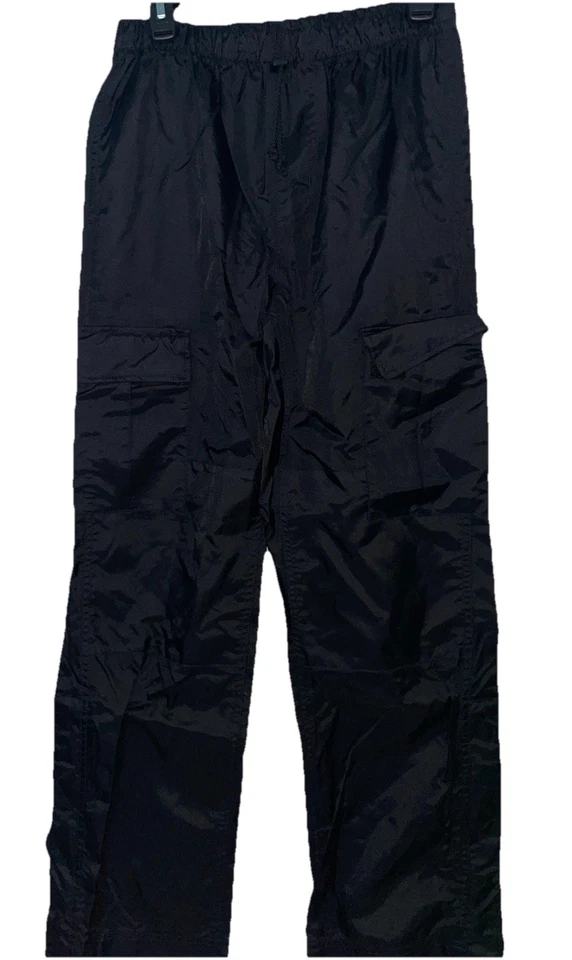 Pantalones Carhartt Storm Defender Para Hombre Pequeños Calce Relajado Carga Impermeables Negros Foto 3 de 4