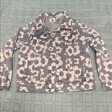Disney Parks Minnie Mouse Floral Classic Denim Jacket 5/6