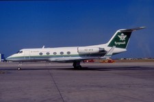 O-802  HZ-AFR  SAUDIA  GULSTREAM 3   ORIGINAL KODAK SLIDE