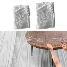 Copertura per tavolo in PVC trasparente, protezione per tavolo da picnic,