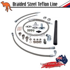 BA BF Ford Falcon XR6 Turbo Braided Oil & Water Line Kit With Filter FPV F6