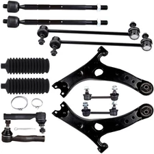 Front Lower Control Arm Tie Rod End Sway Bar Rack Bellow For Toyota RAV4