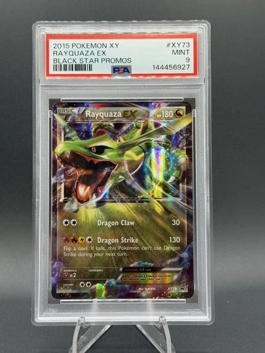 2015 POKEMON XY BLACK STAR PROMOS #XY73 RAYQUAZA EX PSA 9