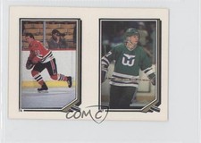 1987-88 O-Pee-Chee Album Stickers Al Secord Doug Jarvis #207-74 0a4
