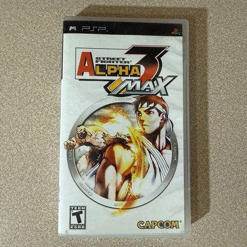 Street Fighter Alpha 3 MAX (Sony PSP, 2006) Great Condition