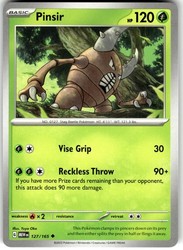 Pinsir 127/165 Scarlet & Violet 151 Uncommon