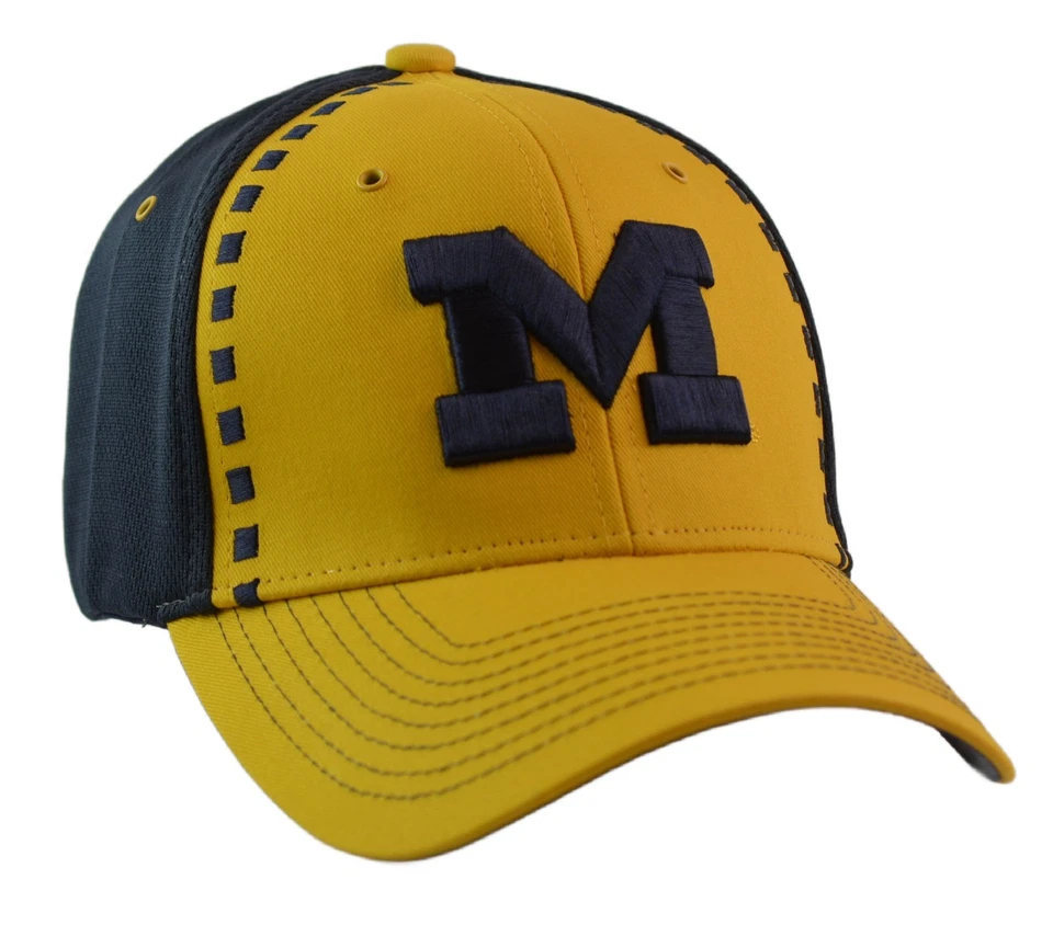 Michigan Wolverines Zephyr Big M NCAA Flex Fit Hat - Go Blue - Image 3 of 4