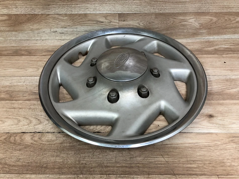 福特 E250 E350 范原始设备制造商前后中心轮毂盖板 16" 7 LUG 95-05 — 第 2/4 张图片