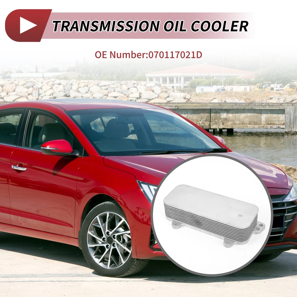 Engine Oil Cooler for Volkswagen Touareg 04-10 No.070117021D Trans Cooler 1 Pcs Foto 3 de 4