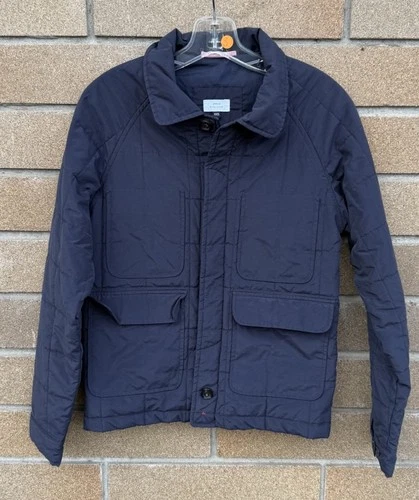 Apolis Global Citizen Nylon Quilted Chore Jacket XXS Navy Blue Mens - product listing photo