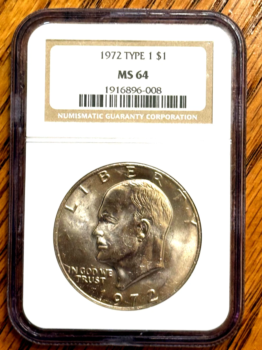 1972 Grade MS 64 Eisenhower US Dollars (1971-1978) for sale | eBay
