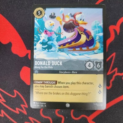 Donald Duck - Along for the Ride 178/204 Common Winterspell Lorcana Near Mint