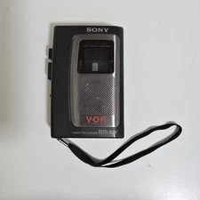 Vintage Sony TCM-82V Handheld Cassette Player Recorder with VOR Recording READ