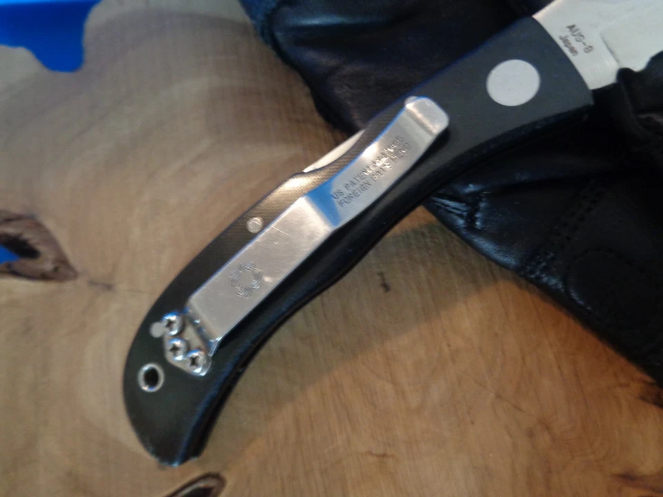 Rare Early Edition Vintage Spyderco (1990s) Jess Horn C345 - Image 4 of 4