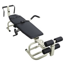 Manual Spinal Traction Device with Handwheel 150KG Capacity Home Therapy