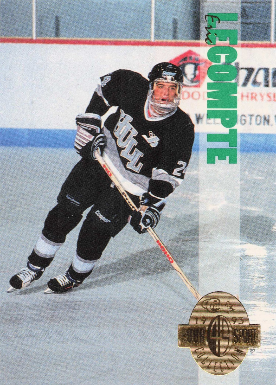 1993 Classic Four Sport #205 Eric Lecompte Rookie RC 32