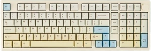 EPOMAKER Galaxy100 Lite Gaming Keyboard, Aluminum Mechanical Keyboard, Creamy WH