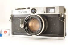 Canon P Rangefinder 35mm Film Camera silver body 50mm f/1.8 From JAPAN 754786