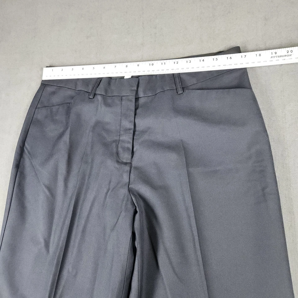 Bogari Pants Womens Size 12 Silk Blend Work Career Office Trousers Wide Leg - Image 3 of 4