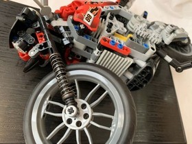 LEGO Technic 8051 Motorbike Built Model Complete