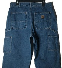 Carhartt Mens Carpenter Jeans Size 34x30 Loose Original Fit B13 DPS VGC