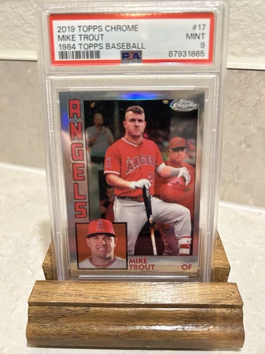2019 TOPPS CHROME MIKE TROUT 1984 INSERT #17 ANGLES MINT PSA 9