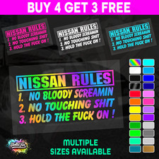 Nissan 4X4 car vinyl STICKER funny DECAL 4WD Drift JDM Truck Van