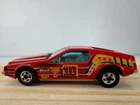 Vintage 1979 Hot Wheels Delorean Turismo Goodyear STP 1/64 Diecast Exc Condition