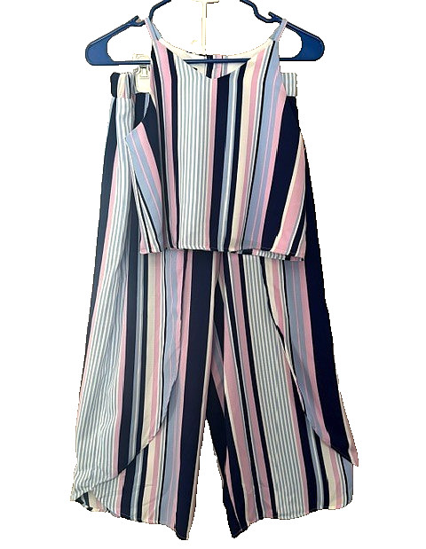 GIRLS 2 PC SUMMER CROP OUTFIT SZ 14 +SUPER CUTE+