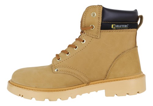 Botas clásicas para hombre Grafters aprendiz de seguridad punta/entresuela de acero tallas 7 a 12 - Imagen 10 de 10