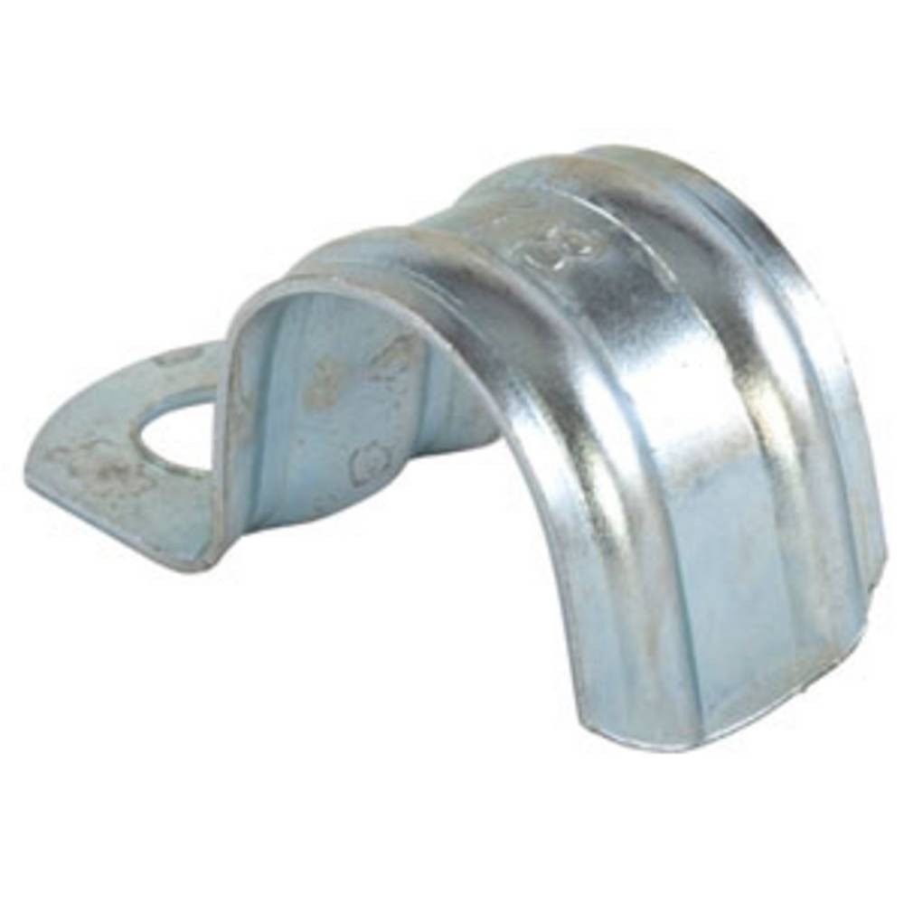 Pontet demi-lune BSM 25 Fischer 90839 en acier zingué pour fixation de tubes, boîte de 50 pièces