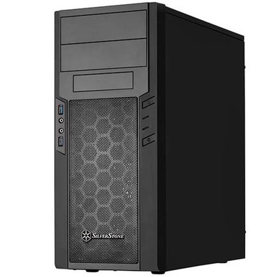 Black Plastic Panel steel Body ATX Tower Computer Case Compatible with Standa...