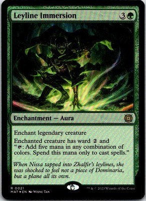 Leyline Immersion R March of the Machine: The Aftermath foil 21 Near Mint