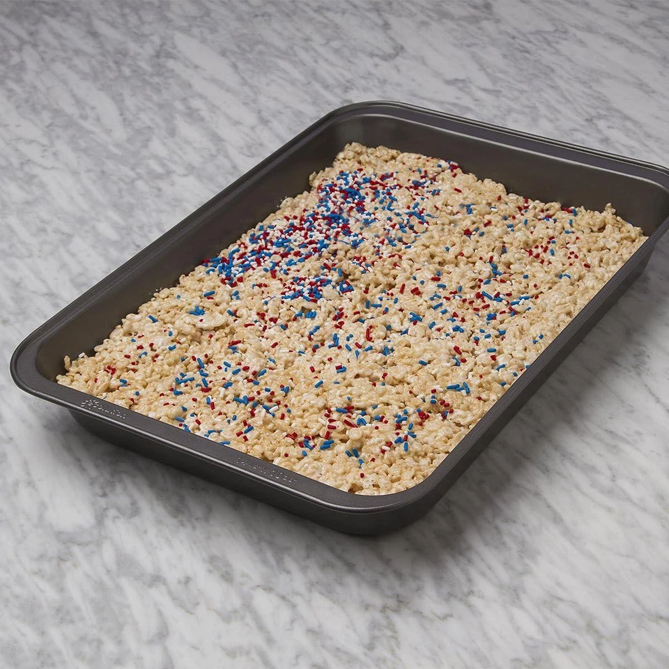 Ecolution Bakeins Cookware Non-Stick Heavy Duty Carbon Steel, Roasting Pan, Gray - Image 4 of 4