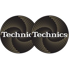 Technics - Funnel Slipmat Black / Gold
