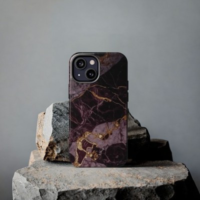 Elegant Marble Phone Case Tough for Protection | Stylish Tech Accessories
