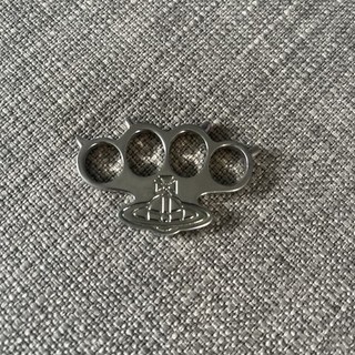 Vivienne Westwood ciondolo nocca vintage raro tono argento